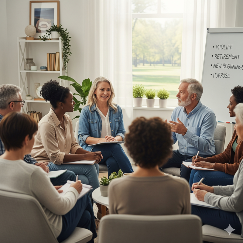 Life Transition Coaching (e.g., Midlife, Retirement)