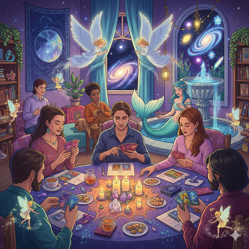 Oracle & Tarot Card Reading Groups